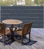 Kerítésszalag 4,75 cm × 35 m, 450 g/m² + 25 db rögzítő kapocs, antracit, Gardlov
