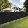 Kerítésszalag 19 cm × 35 m, 450 g/m² + 25 db rögzítő kapocs, fekete, Gardlov