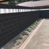 Kerítésszalag 19 cm × 35 m, 450 g/m² + 25 db rögzítő kapocs, fekete, Gardlov