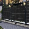 Kerítésszalag 19 cm × 35 m, 450 g/m² + 25 db rögzítő kapocs, fekete, Gardlov