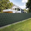 Kerítésszalag 19 cm × 35 m, 450 g/m² + 25 db rögzítő kapocs, zöld, Gardlov