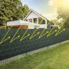 Kerítésszalag 19 cm × 35 m, 450 g/m² + 25 db rögzítő kapocs, zöld, Gardlov
