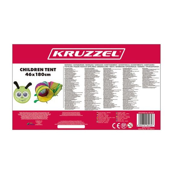 Gyerek sátor – hernyó alagút, Kruzzel