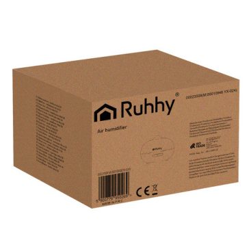 Aroma diffúzor és ultrahangos párásító – 400 ml, LED világítással, ionizátorral és távirányítóval, Ruhhy