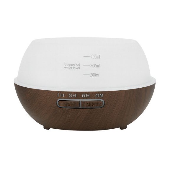 Aroma diffúzor és ultrahangos párásító – 400 ml, LED világítással, ionizátorral és távirányítóval, Ruhhy Aroma diffúzor és ultrahangos párásító – 400 ml, LED világítással, ionizátorral és távirányítóval, Ruhhy