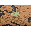 Világtérkép – kaparós poszter zászlókkal, Malatec