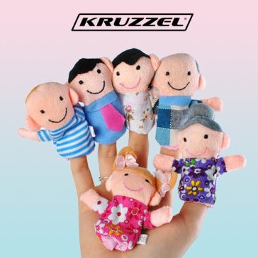 Bábkészlet – 6 db, Krzzel