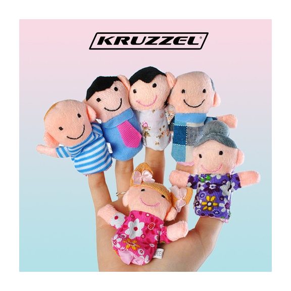 Bábkészlet – 6 db, Krzzel Bábkészlet – 6 db, Krzzel