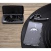 Vezeték nélküli Bluetooth headset – fekete, hosszú üzemidővel, Izoxis