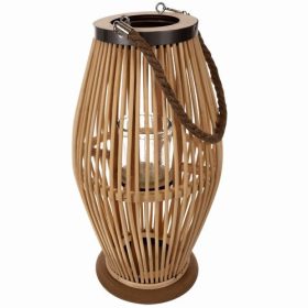 Bambusz rattan lámpás 40 cm, Ruhhy