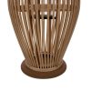 Bambusz rattan lámpás 40 cm, Ruhhy