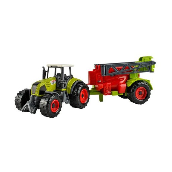 Mezőgazdasági gépkészlet – 6 részes traktor és munkagép szett, Kruzzel