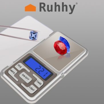 Zsebméretű digitális precíziós mérleg – 200 g / 0,01 g pontossággal, Ruhhy