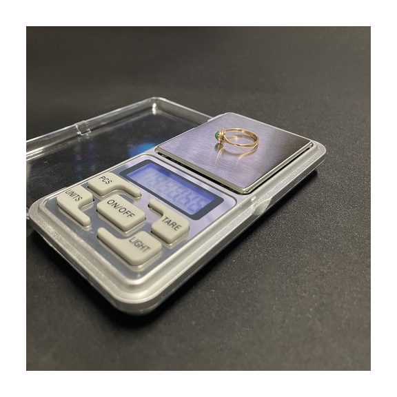 Zsebméretű digitális precíziós mérleg – 200 g / 0,01 g pontossággal, Ruhhy Zsebméretű digitális precíziós mérleg – 200 g / 0,01 g pontossággal, Ruhhy