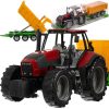 Farm traktor utánfutóval – valósághű mezőgazdasági játékszett, Kruzzel