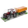 Farm traktor utánfutóval – valósághű mezőgazdasági játékszett, Kruzzel