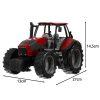 Farm traktor utánfutóval – valósághű mezőgazdasági játékszett, Kruzzel
