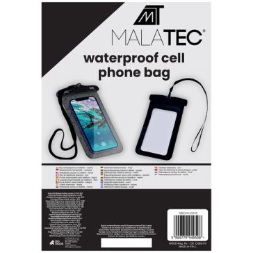 Vízálló telefontok – fekete, Malatec