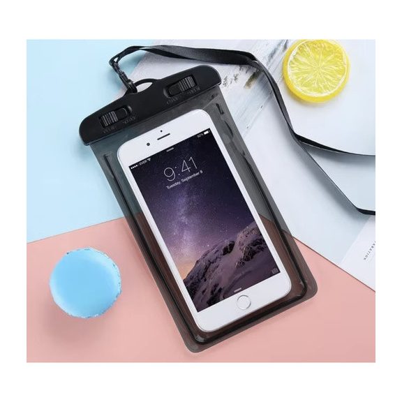 Vízálló telefontok – fekete, Malatec Vízálló telefontok – fekete, Malatec