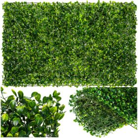   Műsövény Panel 60×40 cm – Sűrű Boxwood Hatású Zöld Fal, Gardlov