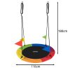 Gyerek hinta – 110 cm átmérő, 150 kg teherbírás, kültéri és beltéri használatra, Kruzzel