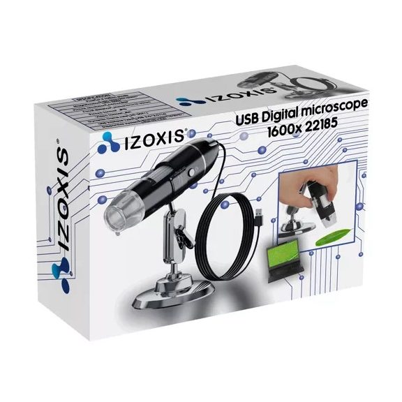 USB Digitális Mikroszkóp 1600x nagyítás, Izoxis USB Digitális Mikroszkóp 1600x nagyítás, Izoxis