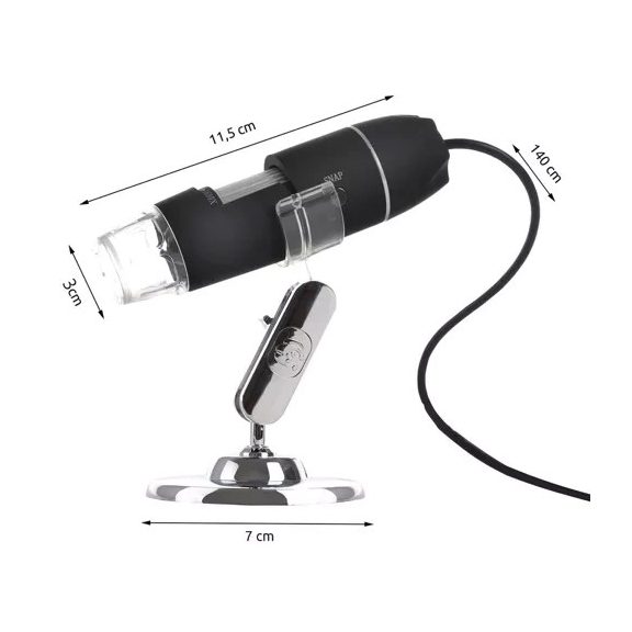 USB Digitális Mikroszkóp 1600x nagyítás, Izoxis USB Digitális Mikroszkóp 1600x nagyítás, Izoxis