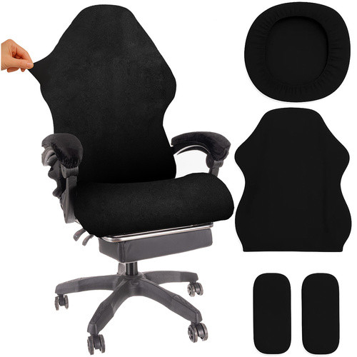 Univerzális Gamer Szék Huzat – karfával, fekete, Dunmoon