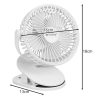 Vezeték nélküli ventilátor csipesszel – fehér, Ruhhy