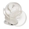 Vezeték nélküli ventilátor csipesszel – fehér, Ruhhy