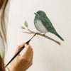 5 darabos művész ecsetkészlet tartóval – akrilhoz, akvarellhez, gouache-hoz, Maaleo