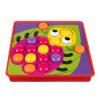 Gombos mozaik puzzle gyerekeknek – Montessori képkirakó készségfejlesztő játék, Iso Trade