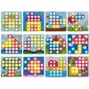 Gombos mozaik puzzle gyerekeknek – Montessori képkirakó készségfejlesztő játék, Iso Trade