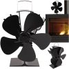 5 lapátos, hőenergiával működő kandallóventilátor, Kaminer