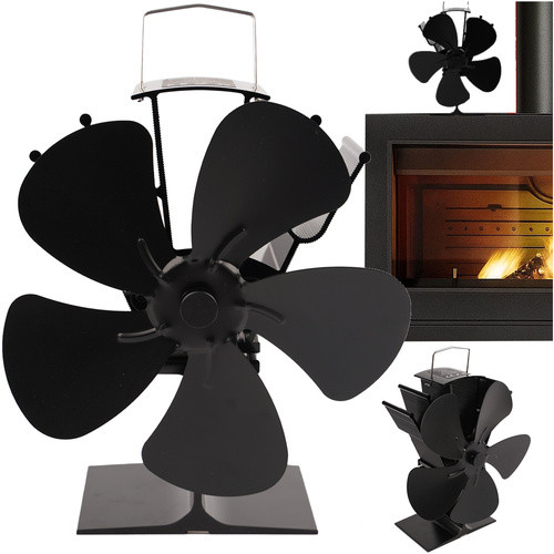 5 lapátos, hőenergiával működő kandallóventilátor, Kaminer