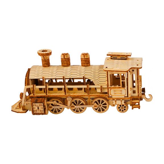 3D fa puzzle – Gőzmozdony, Kruzzel 3D fa puzzle – Gőzmozdony, Kruzzel
