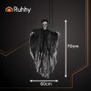 Függő fekete csontváz dekoráció – 70 cm-es Halloween dísz, Ruhhy