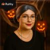 5 részes Nagymama Jelmez – Paróka, Szemüveg, Gyöngysor, Ruhhy