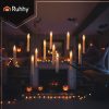 12 db LED dekorációs gyertya – távirányítóval, függeszthető, Ruhhy