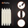 12 db LED dekorációs gyertya – távirányítóval, függeszthető, Ruhhy