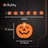Halloween tökös girland – 3 m, papír dekoráció, Ruhhy