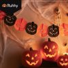 Halloween tökös girland – 3 m, papír dekoráció, Ruhhy