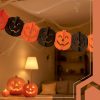 Halloween tökös girland – 3 m, papír dekoráció, Ruhhy