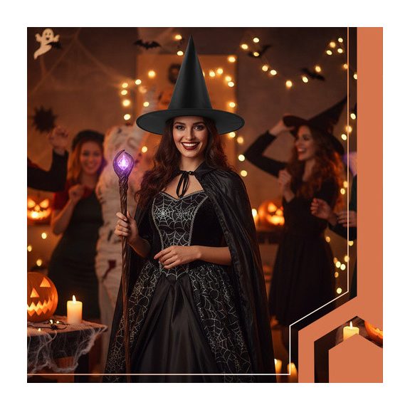Boszorkánykalap – Klasszikus Halloween kiegészítő, Ruhhy Boszorkánykalap – Klasszikus Halloween kiegészítő, Ruhhy