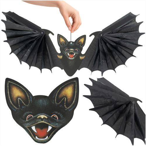 Függő Díszdenevér – Halloween dekoráció, 60 cm, Ruhhy