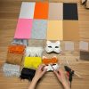 Kreatív DIY Macskamaszk Készlet – 6 darab színes kiegészítőkkel, Maaleo