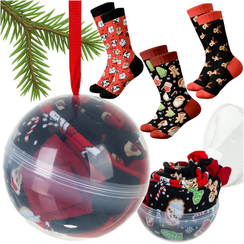 Christmas socks - 3 pcs. sizes 38-43 Ruhhy 26438