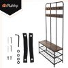  Ruhhy Loft Előszobai Fogas Ülőkével és Cipőpolccal (100 cm)