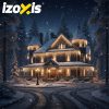  Izoxis 500 LED Kültéri Jégcsap Fényfüzér – 22,5 m Meleg Fehér (Flash)
