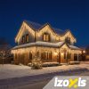  Izoxis 500 LED Kültéri Jégcsap Fényfüzér – 22,5 m Meleg Fehér (Flash)